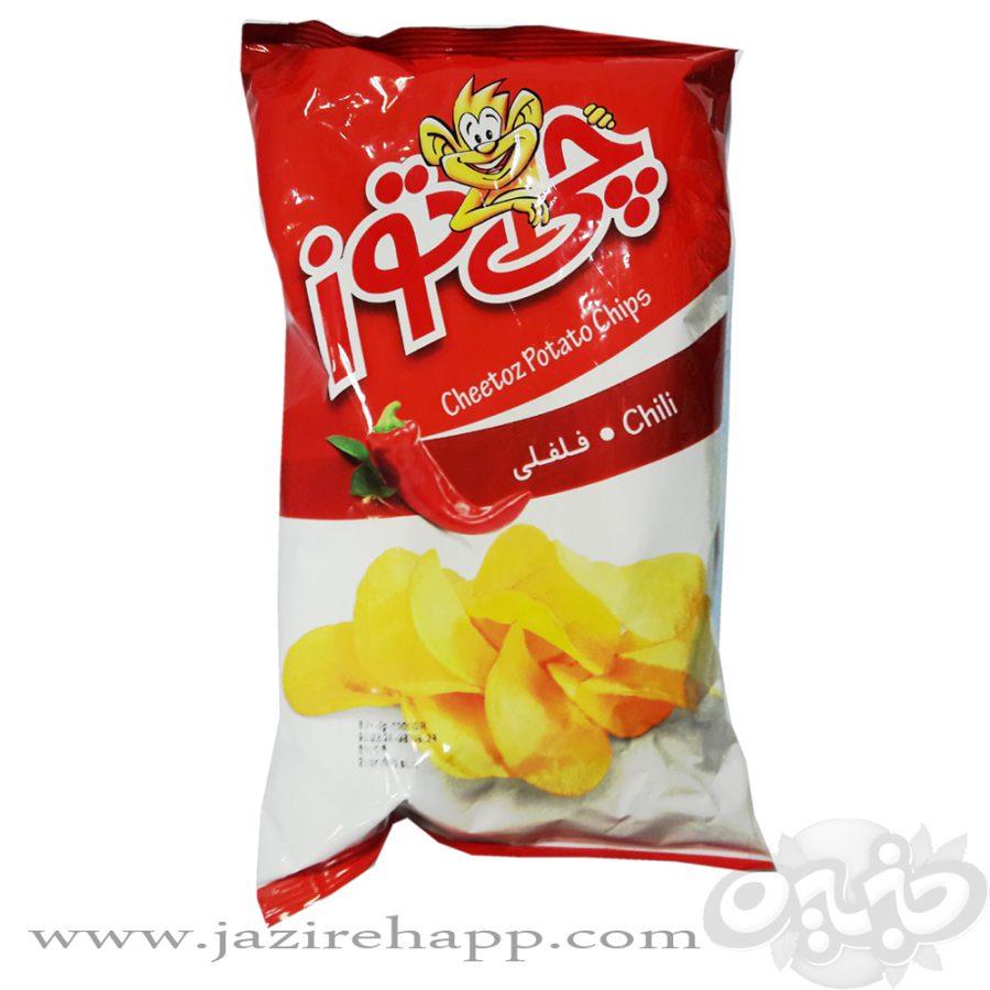 چی توز چیپس فلفل متوسط ۶۰ گرمی