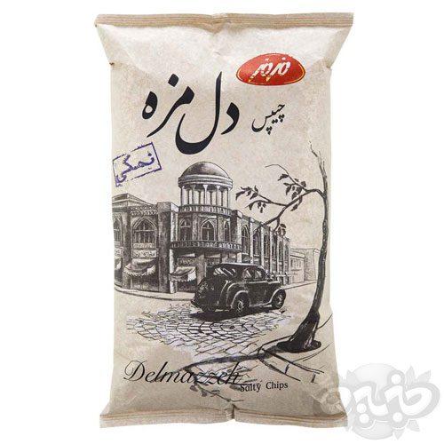 مزمز چيپس سنتی ساده دل مزه 180گرمی