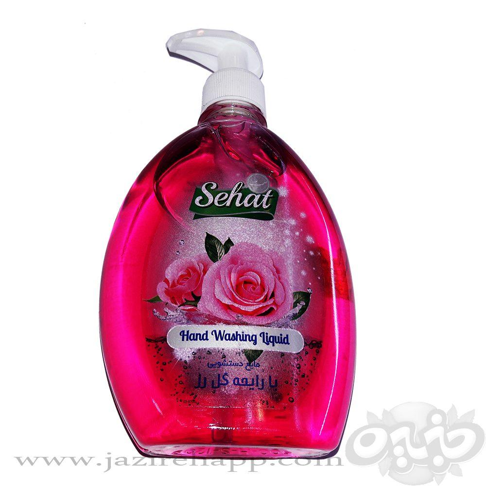 صحت مایع دستشویی شفاف رز ۵۰۰ گرمی
