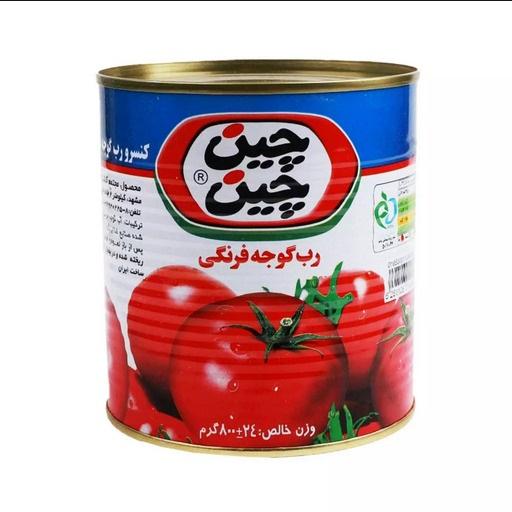 چین چین رب گوجه فرنگی 800 گرمی آسان بازشو