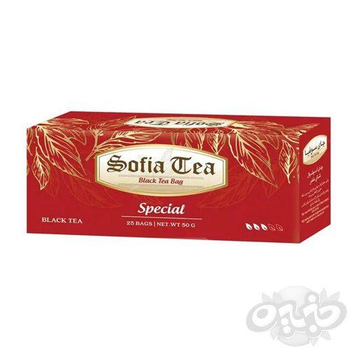 سوفیا چای تی بگ  ساده 25 عددی