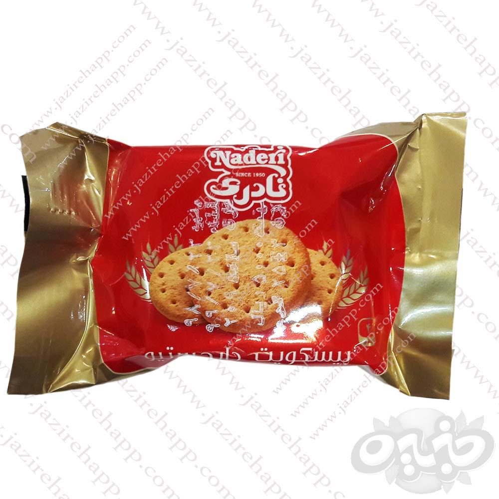 نادری بیسکویت دایجستیو طلایی ۲۵ گرمی