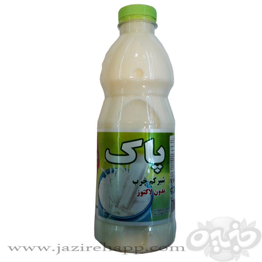 پاک شیرپاستوریزه pet بدون لاکتوز ۹۴۶ گرمی