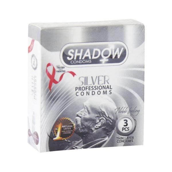 Shadowکاندوم نقره ای نازکترین و تاخیری