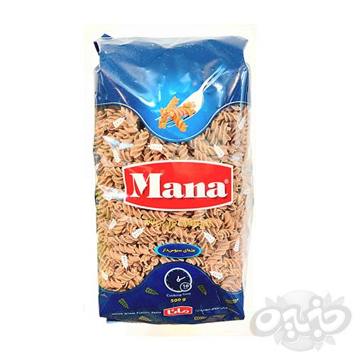 مانا پاستا مته ای سبوس دار 500 گرمی-N804