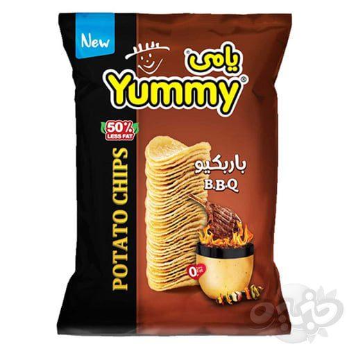 یامی چیپس همسان سلفونی باربیکیو ۵۰ گرم