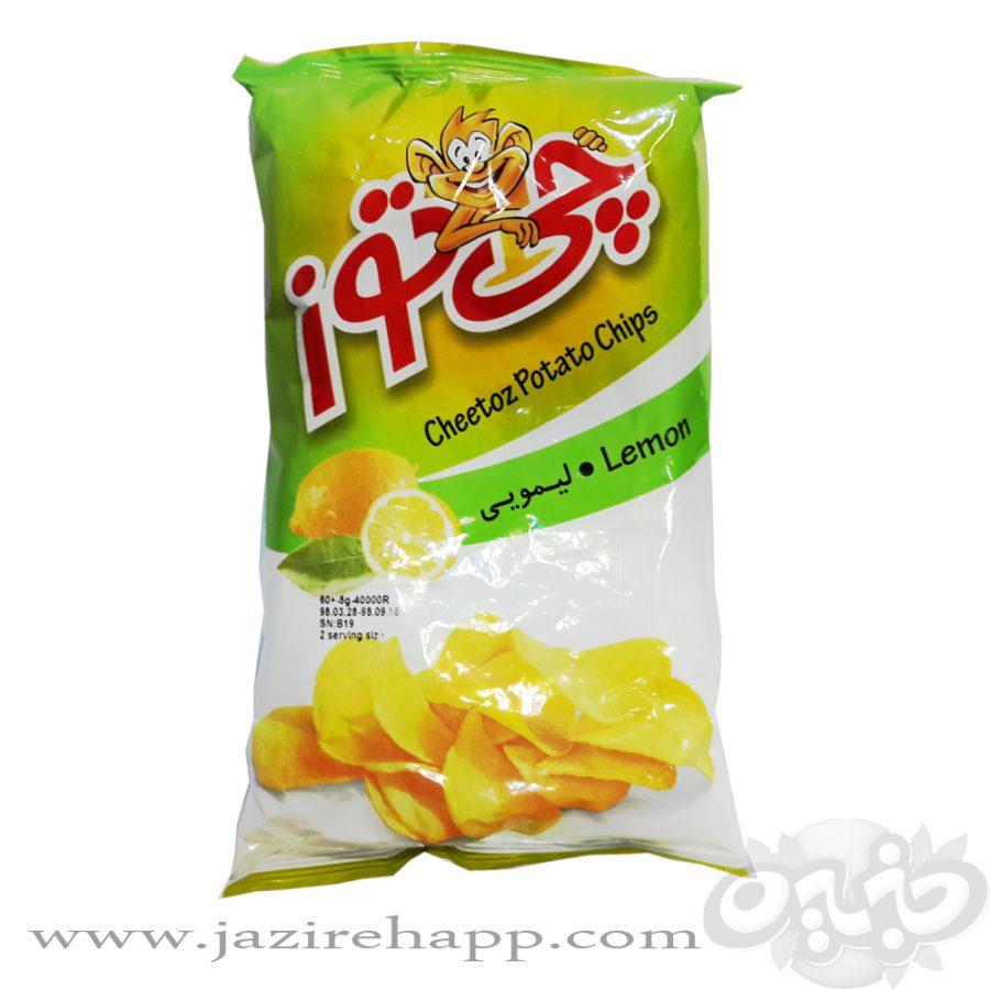 چی توز چیپس لیمویی متوسط ۶۰ گرمی