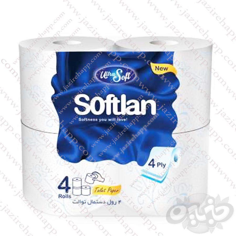 سافتلن دستمال توالت کم حجم ۴ قلو