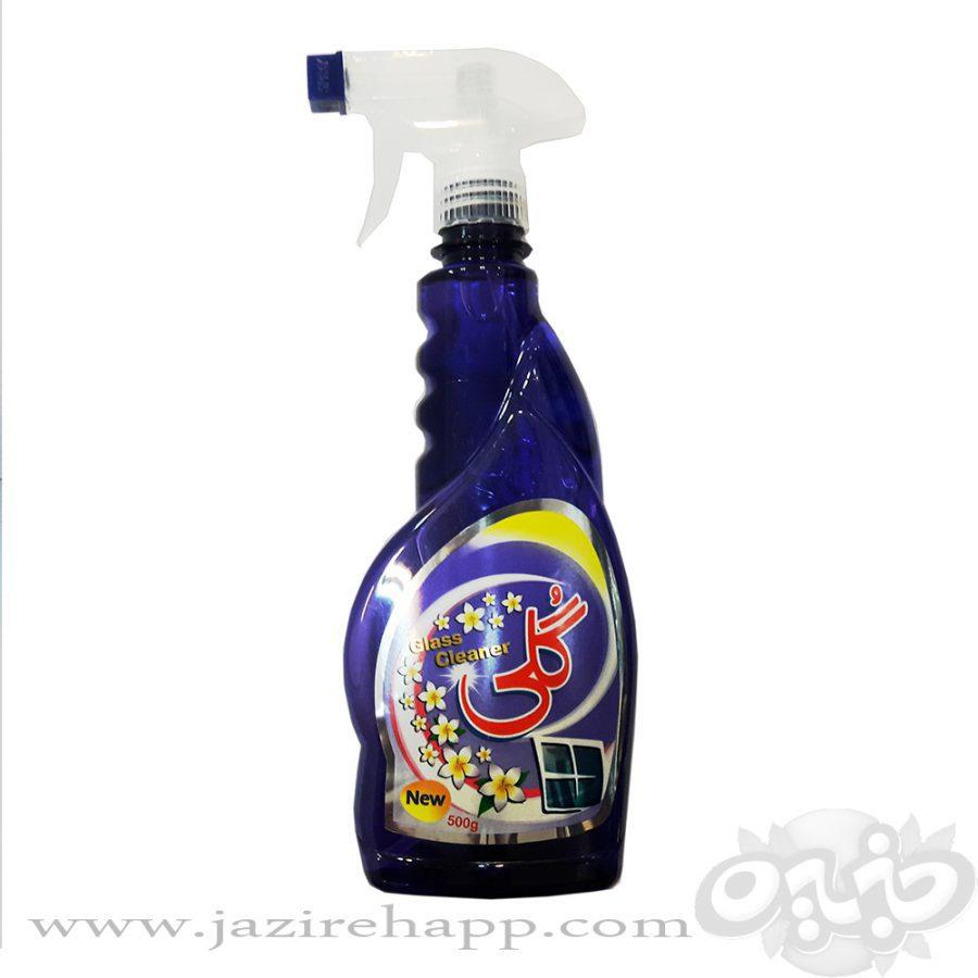 گلی مایع شیشه شوی ۵۰۰گرم بنفش (طرح جدید)