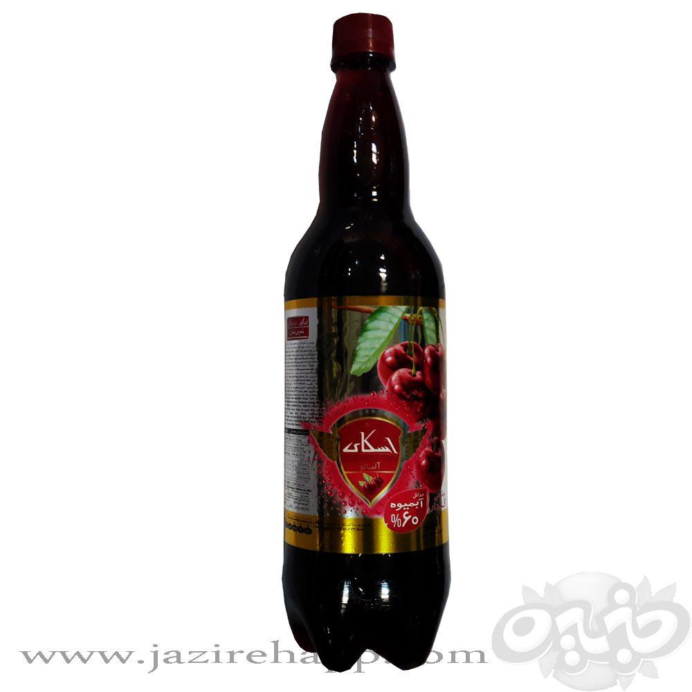 اسکای نوشیدنی آلبالو گازدار یک لیتری