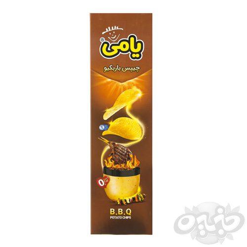 یامی چیپس همسان پذیرایی با طعم باربیکیو 90 گرمی