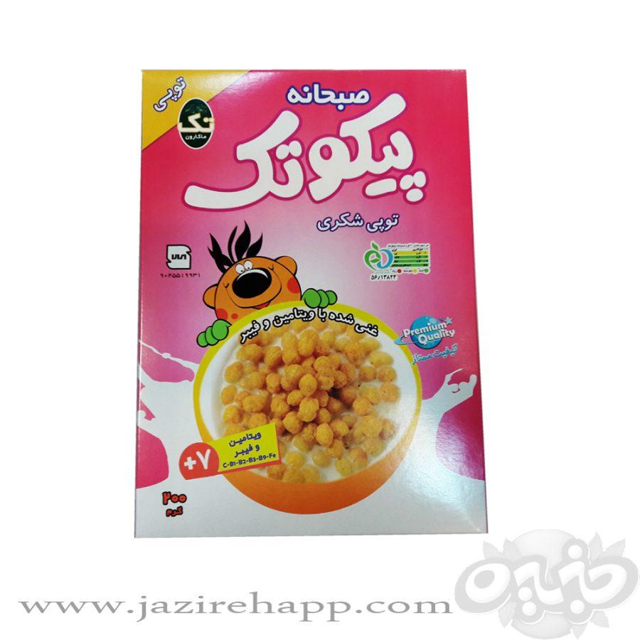 صبحانه پیکوتک توپی شکری غنی شده