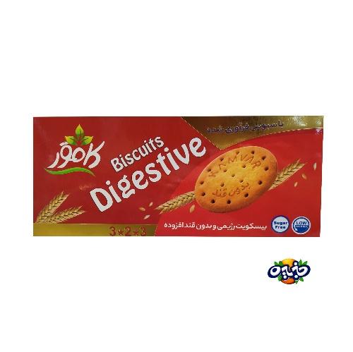 کامور بیسکوئیت دایجستیو بدون قند و رژیمی۲۲۰گرمی