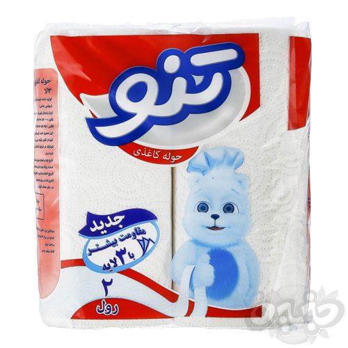 تنو دستمال حوله کاغذی ۳ لایه ۲ رول