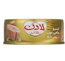 لادن طلایی کنسرو تن ماهی روغن گیاهی 120 گرمی