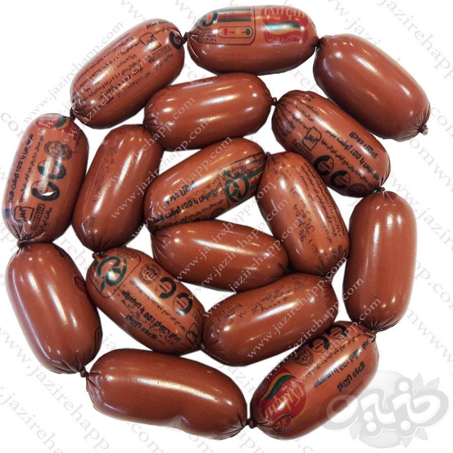 سوسیس کوکتل گوشت دودی ۵۵% فله 950 گرم