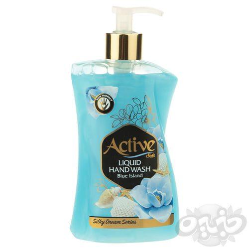اکتیو مایع دست آبی ابریشمی 450 گرم