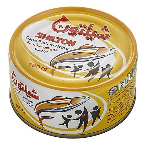شیلتون کنسرو ماهی با درب کلیدی 180 گرمی در آب نمک (رژیمی)