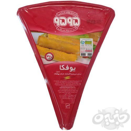 9595 نان نیمه آماده یوفکا مثلثی ظرف 420 گرم