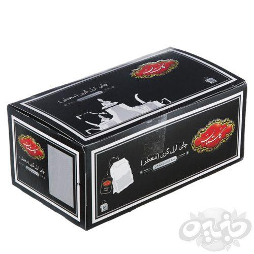 گلستان تی بگ خارجه چای عطری ۵۰ عددی