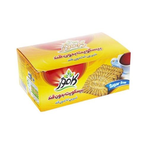 کامور بیسکویت رژیمی و بدون قند محتوی آرد گندم ۳۶۰ گرم