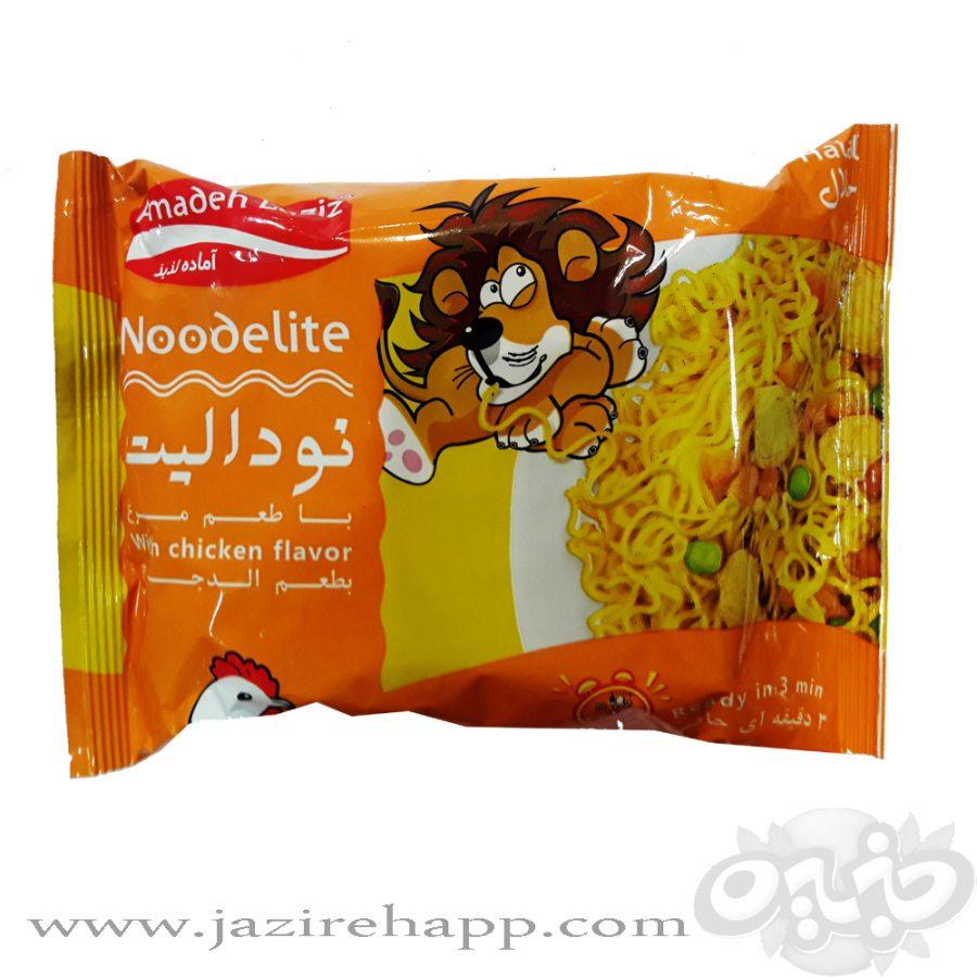 آماده لذیذ نودل مرغ ۷۵ گرمی