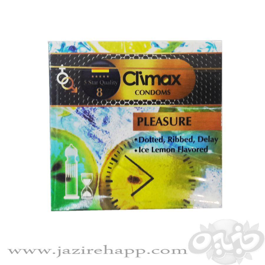 CLIMAX کاندوم خاردار تاخیری شیاردار لیمو ۳ عددی