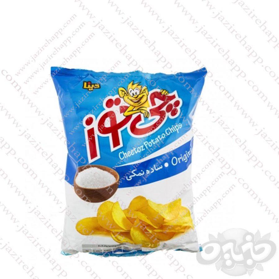 چی توز چیپس ساده بزرگ پذیرایی ۴۵۰ گرم
