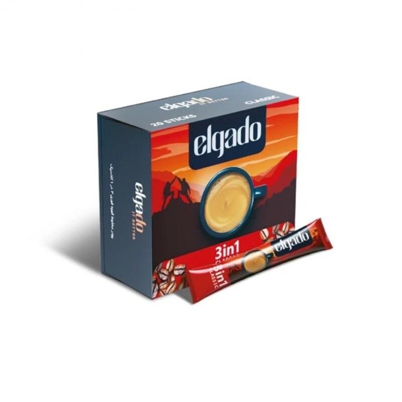 الگادو قهوه 3در1 کلاسیک 20 ساشه 18 گرم جعبه