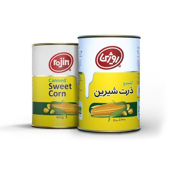 روژین کنسرو ذرت شیرین 400 گرمی