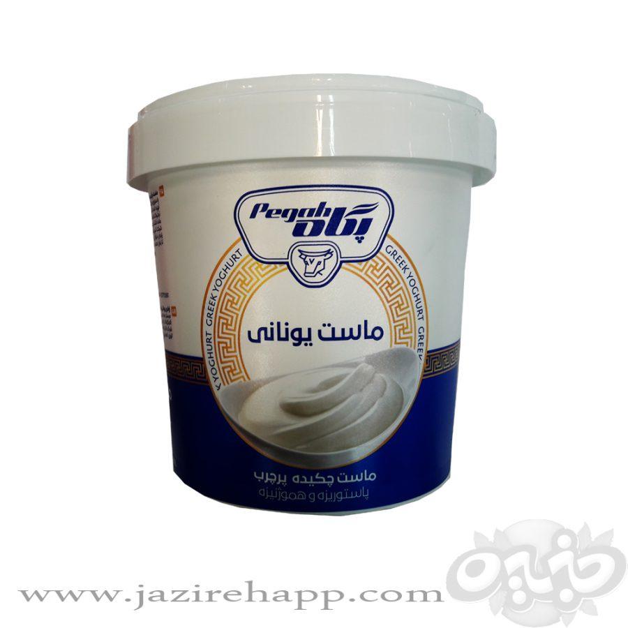 پگاه ماست یونانی چکیده پرچرب سطلی 1500 گرم