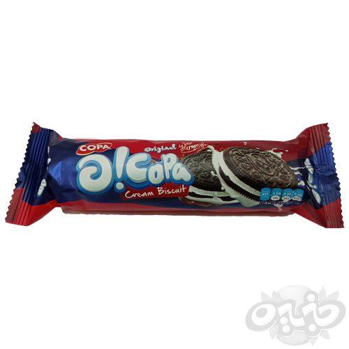 اوکوپا بیسکویت کاکائویی با طعم نارگیل 90 گرمی