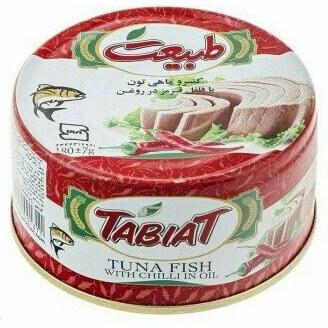 طبیعت تن ماهی ۱۸۰ گرمی فوق ممتاز طبیعت با طعم فلفل قرمز