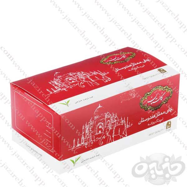 گلستان تی بگ خارجه قرمز ۵۰ عددی چای ساده