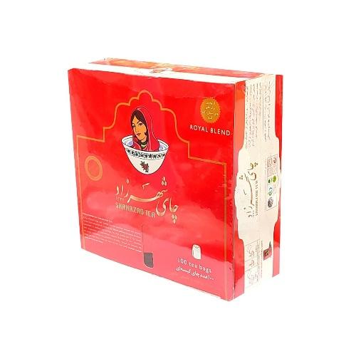 شهرزاد چای تی بگ ۱۰۰ عددی رویال ۲۰۰گرمی